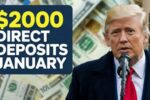 IRS $2,000 Direct Deposit January 2026
