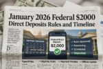 January 2026 Federal $2000 Direct Deposits Rules and Timeline